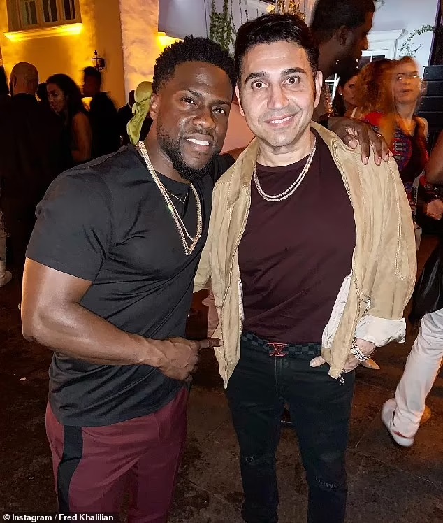 Fred Khalilian with Kevin Hart